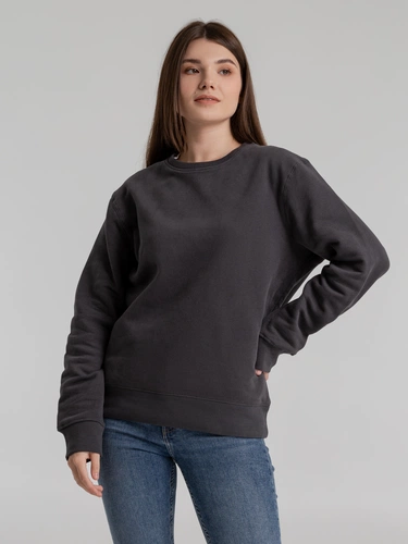 Свитшот унисекс King, темно-серый Свитшот унисекс King, темно-серый