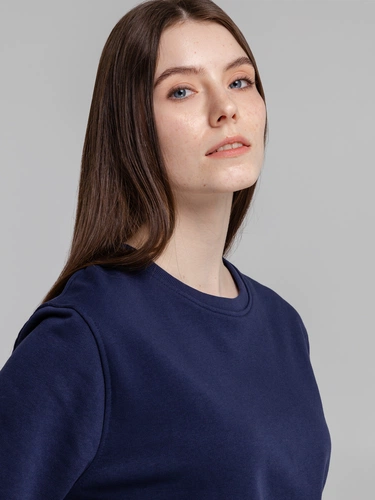 Свитшот унисекс BNC Inspire (Organic), темно-синий Свитшот унисекс BNC Inspire (Organic), темно-синий