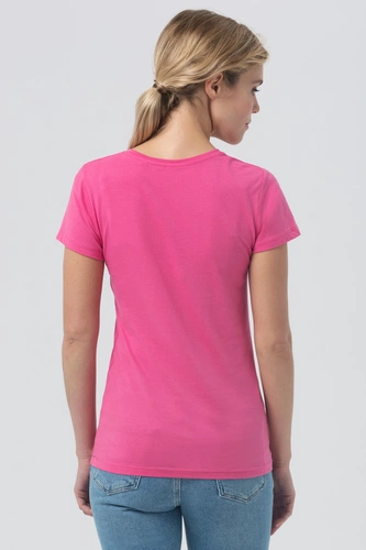 Футболка женская Metropolitan, ярко-розовая Футболка женская Metropolitan, ярко-розовая