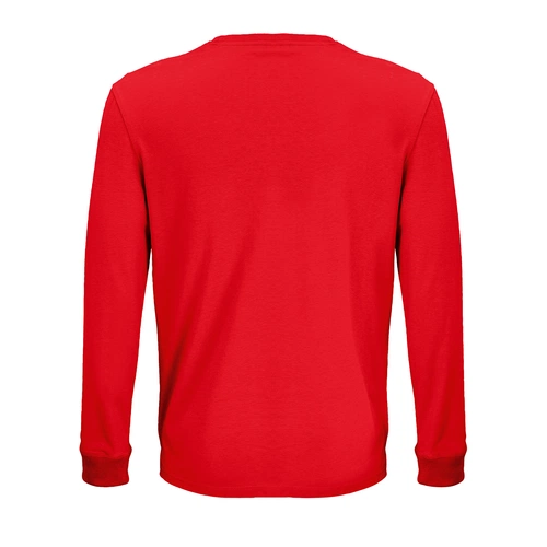 Футболка унисекс с длинным рукавом Pioneer LSL, красная Футболка унисекс с длинным рукавом Pioneer LSL, красная