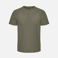 Футболка спортивная унисекс Vortex, темный хаки