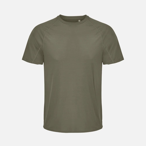 Футболка спортивная унисекс Vortex, темный хаки Футболка спортивная унисекс Vortex, темный хаки