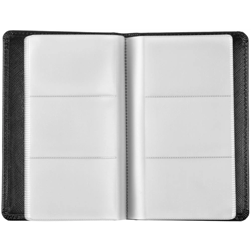 Визитница Linen, черная Визитница Linen, черная