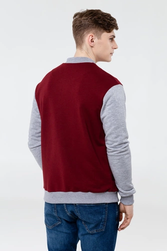 Бомбер College, бордовый Бомбер College, бордовый