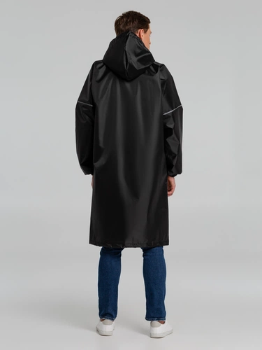 Дождевик со светоотражающими элементами Rainman Blink, черный Дождевик со светоотражающими элементами Rainman Blink, черный