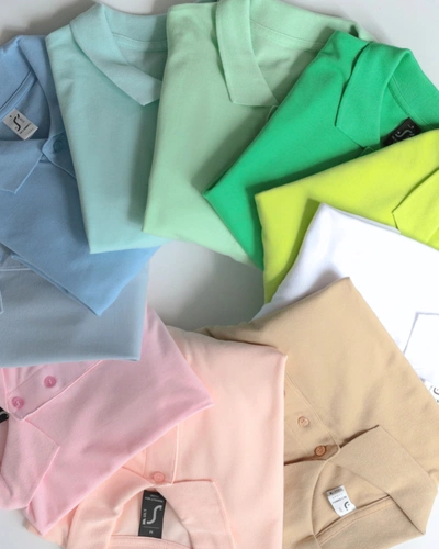 Рубашка поло мужская Summer 170, голубая Рубашка поло мужская Summer 170, голубая