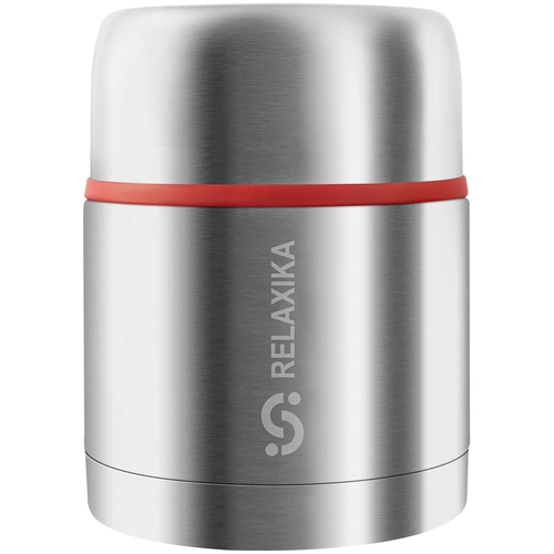 Термос для еды Relaxika 500, в чехле, стальной Термос для еды Relaxika 500, в чехле, стальной
