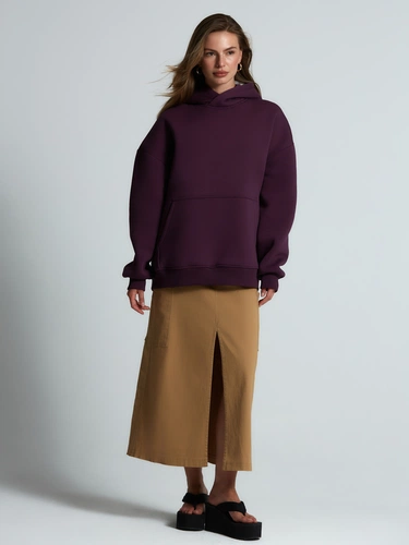 Худи Kulonga Oversize, фиолетовое Худи Kulonga Oversize, фиолетовое