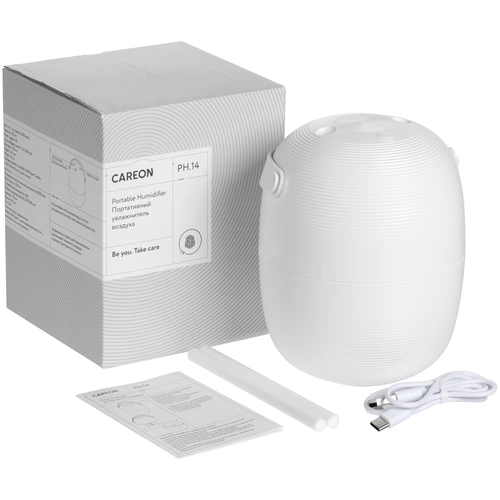 Переносной увлажнитель-ароматизатор PH14, белый Переносной увлажнитель-ароматизатор PH14, белый