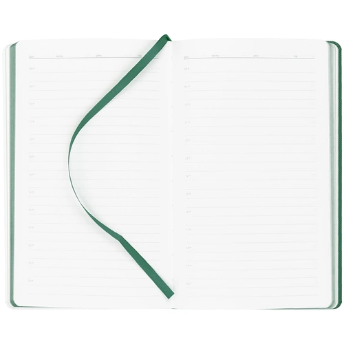 Ежедневник Duplex, недатированный, белый с зеленым Ежедневник Duplex, недатированный, белый с зеленым
