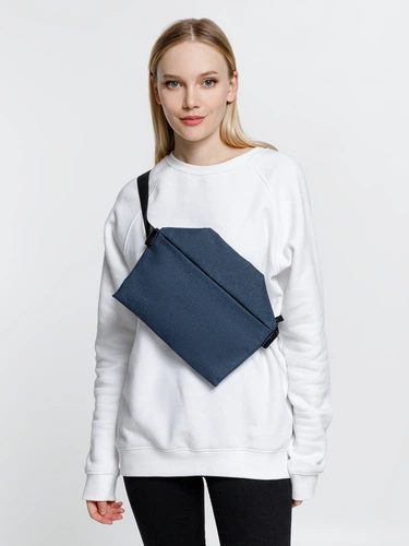 Поясная сумка Remark L, синяя Поясная сумка Remark L, синяя