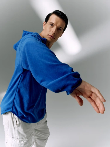 Анорак флисовый унисекс Fliska, ярко-синий Анорак флисовый унисекс Fliska, ярко-синий