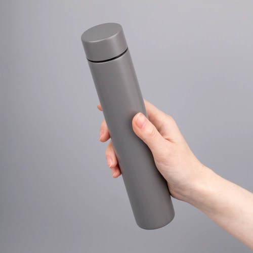 Термобутылка Metropolis, серая Термобутылка Metropolis, серая
