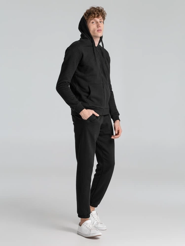 Толстовка на молнии с капюшоном Siverga Heavy 2.0, черная Толстовка на молнии с капюшоном Siverga Heavy 2.0, черная