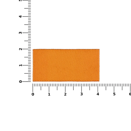 Лейбл тканевый Epsilon, XXS, оранжевый Лейбл тканевый Epsilon, XXS, оранжевый