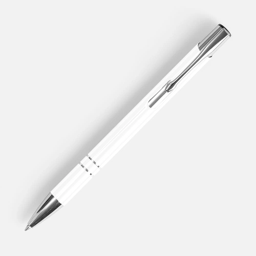 Ручка шариковая Keskus, белая Ручка шариковая Keskus, белая