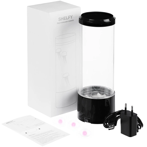 Настольная лампа Shelfy, черная Настольная лампа Shelfy, черная