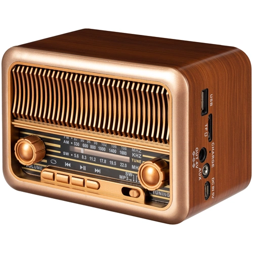 Bluetooth-колонка с радио Beatnik, коричневая Bluetooth-колонка с радио Beatnik, коричневая