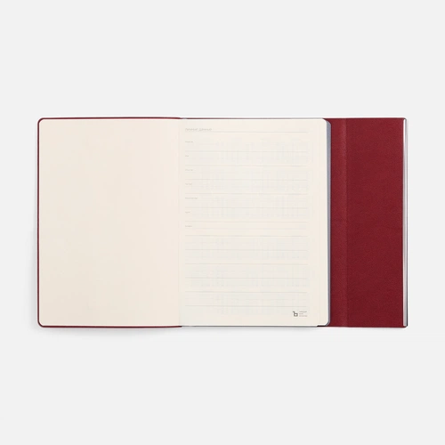 Ежедневник Petrus Flap, недатированный, красный Ежедневник Petrus Flap, недатированный, красный