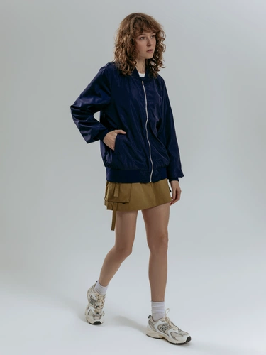 Бомбер Wigton, темно-синий Бомбер Wigton, темно-синий