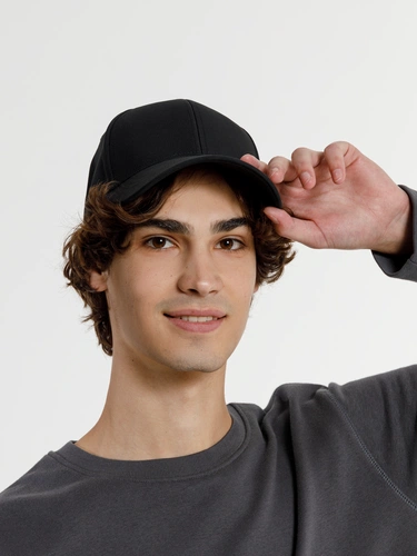 Бейсболка Cityscape, черная Бейсболка Cityscape, черная