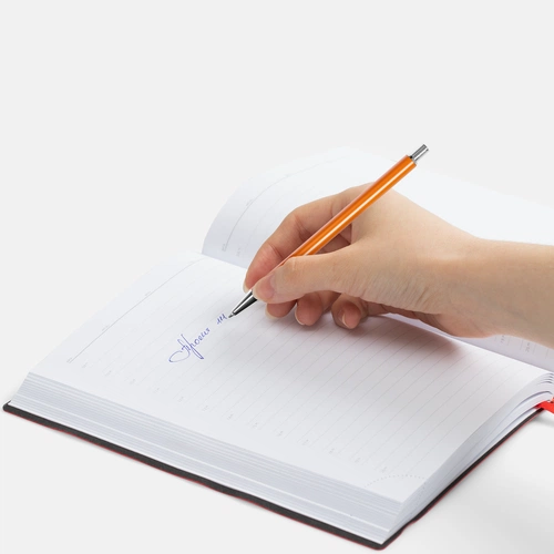 Ручка шариковая Slim Beam, оранжевая Ручка шариковая Slim Beam, оранжевая