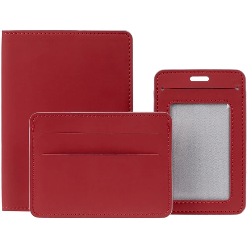 Обложка для паспорта Shall Simple, красный Обложка для паспорта Shall Simple, красный