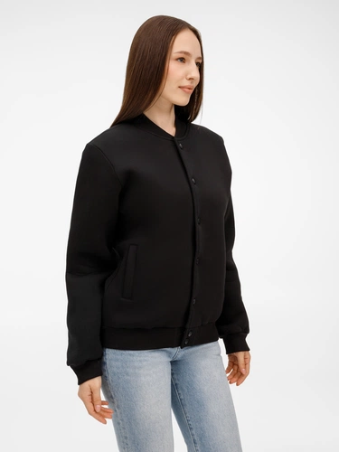 Бомбер унисекс AtmosWear, черный Бомбер унисекс AtmosWear, черный