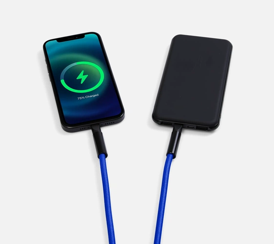 Кабель-ланьярд energyFlex Power Delivery 60 Вт, темно-синий Кабель-ланьярд energyFlex Power Delivery 60 Вт, темно-синий
