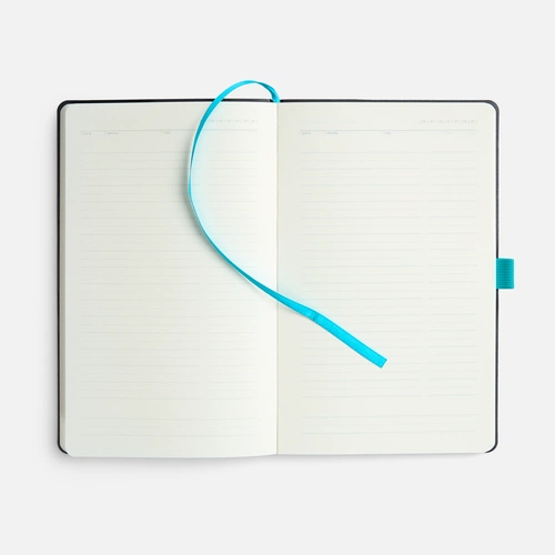 Ежедневник Lungo, недатированный, бирюзовый Ежедневник Lungo, недатированный, бирюзовый