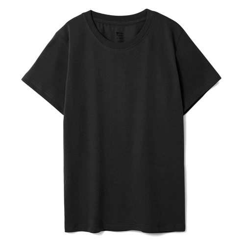 Футболка детская T-Bolka Kids, черная Футболка детская T-Bolka Kids, черная