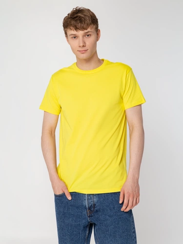 Футболка унисекс T-Bolka 160, желтая Футболка унисекс T-Bolka 160, желтая