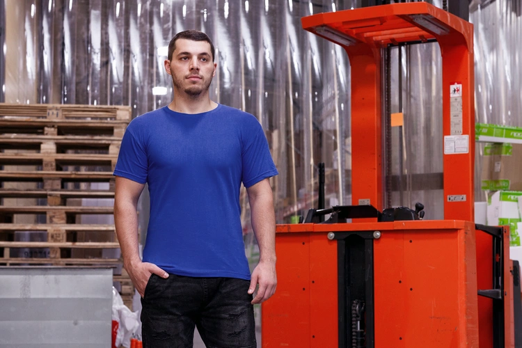 Футболка унисекс T-Bolka 180, серый меланж Футболка унисекс T-Bolka 180, серый меланж