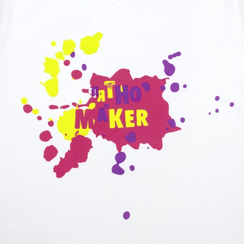 Футболка детская «Пятно Maker», белая Футболка детская «Пятно Maker», белая