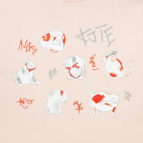 Футболка женская «Котэ», розовая Футболка женская «Котэ», розовая