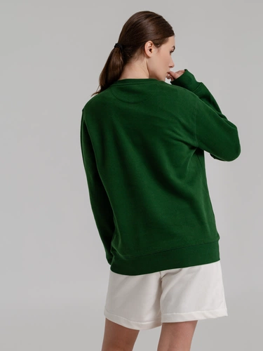 Свитшот унисекс King, темно-зеленый Свитшот унисекс King, темно-зеленый