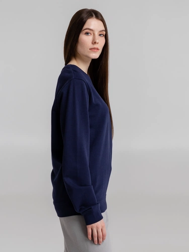 Свитшот унисекс BNC Inspire (Organic), темно-синий Свитшот унисекс BNC Inspire (Organic), темно-синий