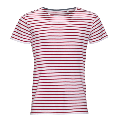 Футболка Miles Men белая с красным Футболка Miles Men белая с красным