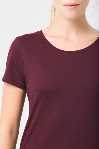 Футболка женская Martin Women, бордовая Футболка женская Martin Women, бордовая