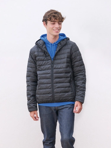 Куртка с капюшоном мужская Stream Men, черная Куртка с капюшоном мужская Stream Men, черная