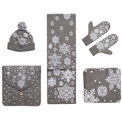 Шарф Snow Fairy, серый Шарф Snow Fairy, серый