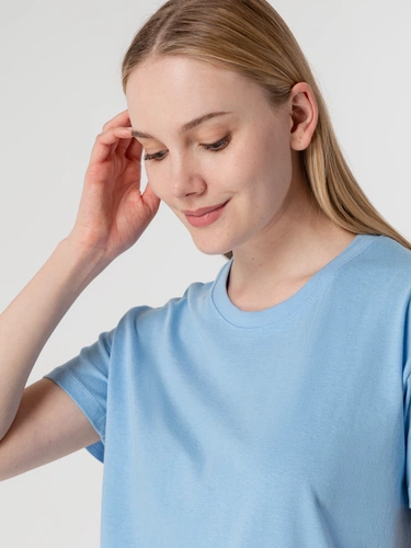 Футболка унисекс Regent 150, голубая Футболка унисекс Regent 150, голубая