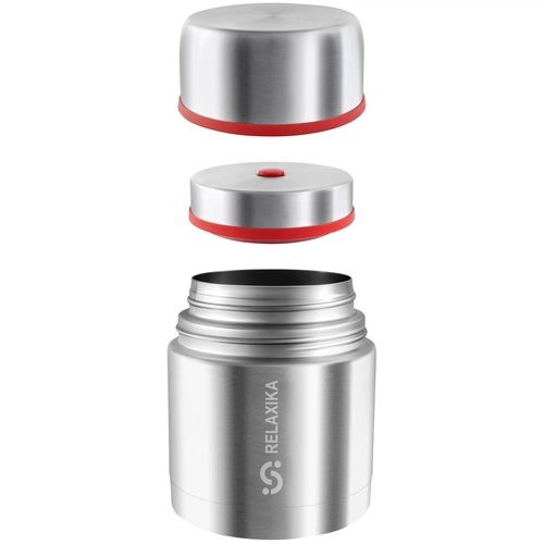 Термос для еды Relaxika 500, в чехле, стальной Термос для еды Relaxika 500, в чехле, стальной