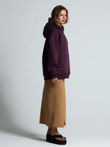 Худи Kulonga Oversize, фиолетовое Худи Kulonga Oversize, фиолетовое