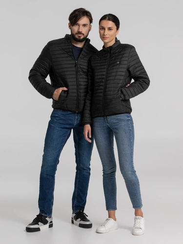 Куртка с подогревом Thermalli Meribell, черная Куртка с подогревом Thermalli Meribell, черная