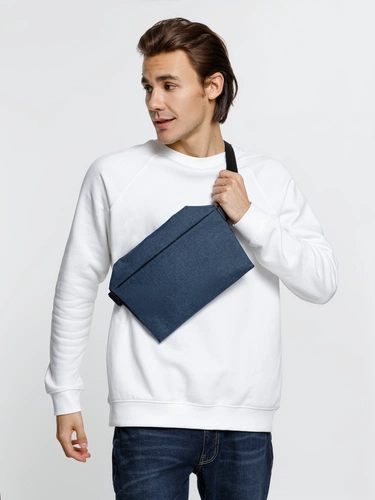 Поясная сумка Remark L, синяя Поясная сумка Remark L, синяя