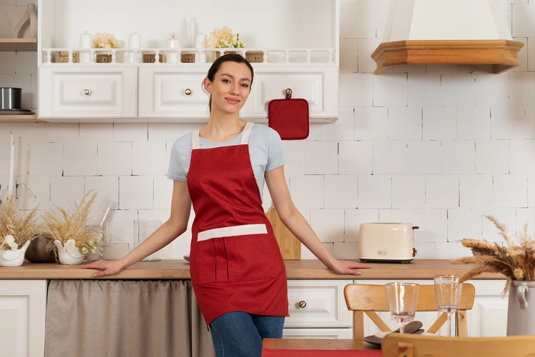 Фартук Settle In, красный Фартук Settle In, красный