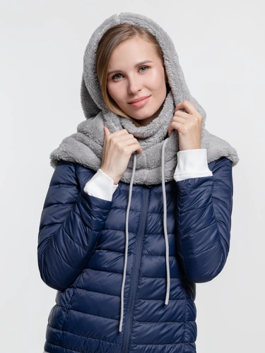 Балаклава-капюшон Flocky, серая Балаклава-капюшон Flocky, серая