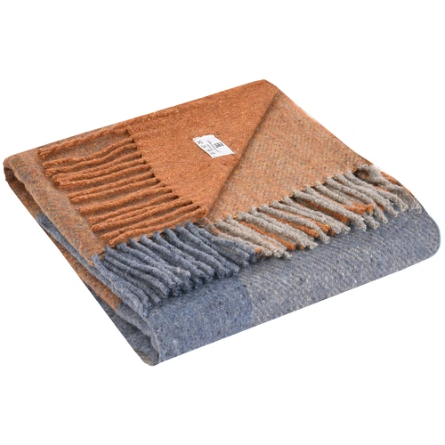 Плед Mumbai, оранжевый с голубым Плед Mumbai, оранжевый с голубым