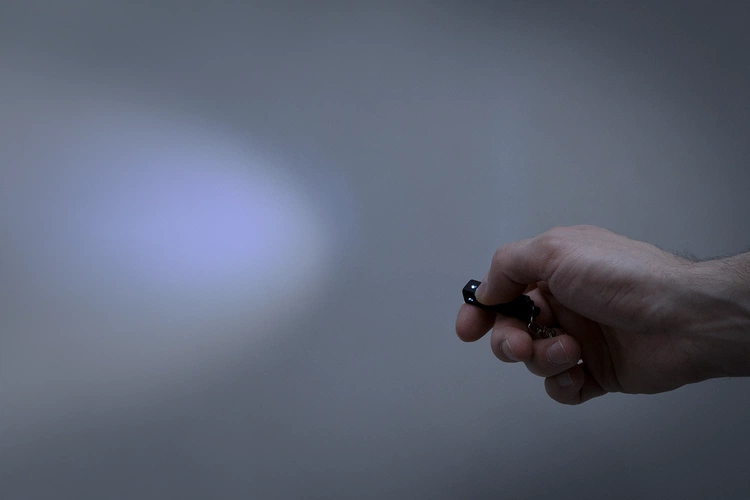 Брелок с фонариком Lumitronic, черный Брелок с фонариком Lumitronic, черный